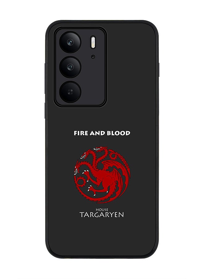Stylizedd For Realme C75x / C75 4G Case,Slim fit Camera Protection, Shockproof Thin Phone cover  - GOT House Targaryen - Image 1